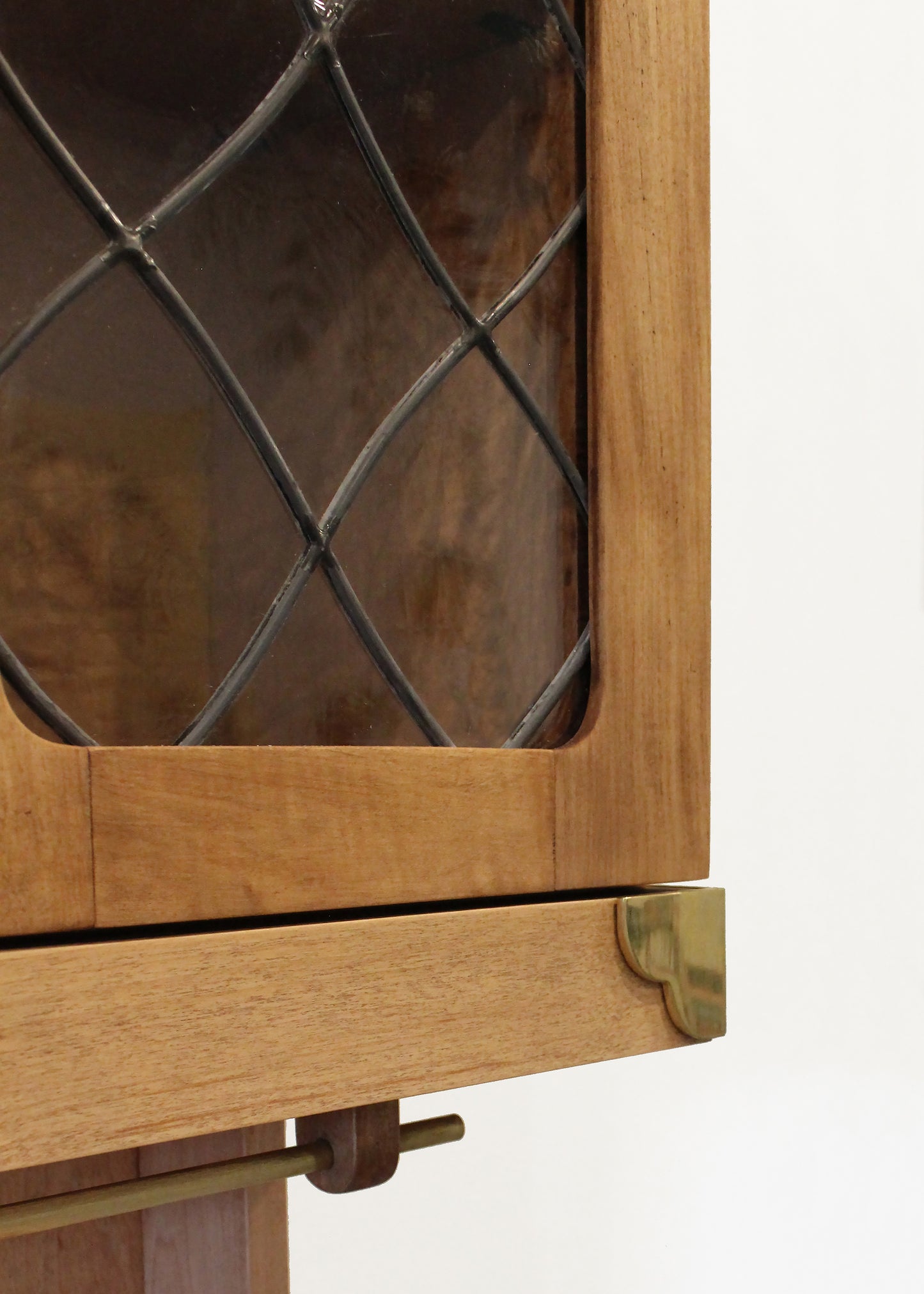 Clovelea Tea Hutch by Studio Hinterland, glass detail