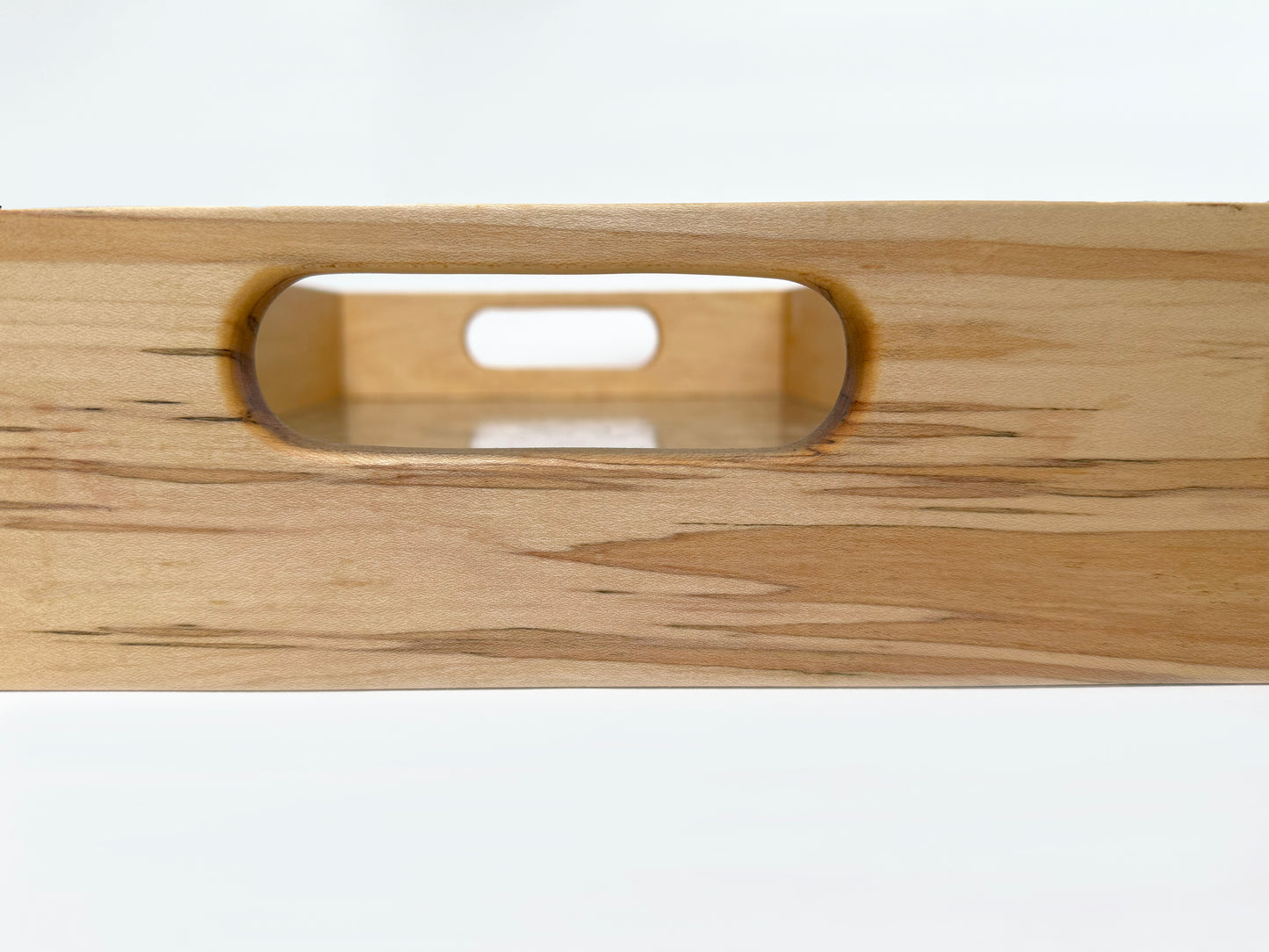 Ambrosia Maple + Silver Mica Ottoman Tray