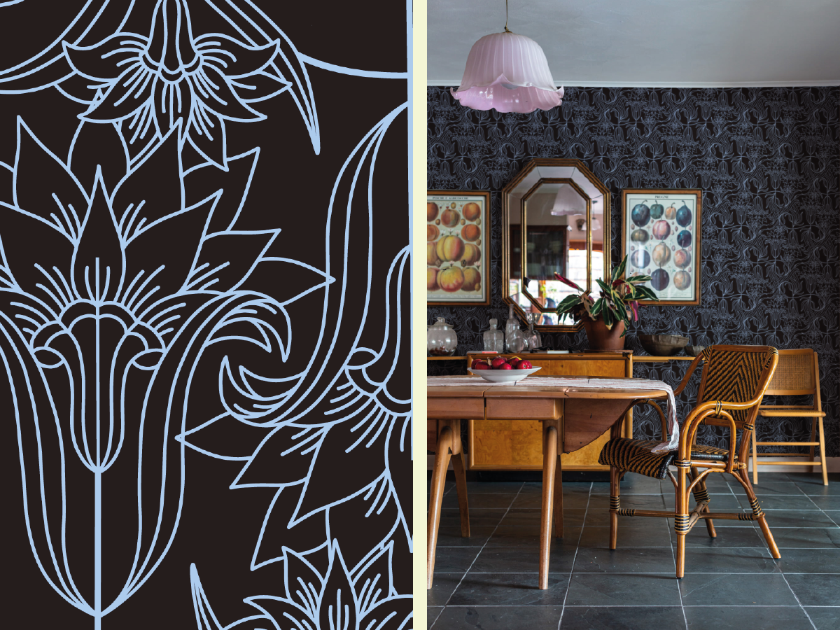 Mirroring Marigolds wallpaper