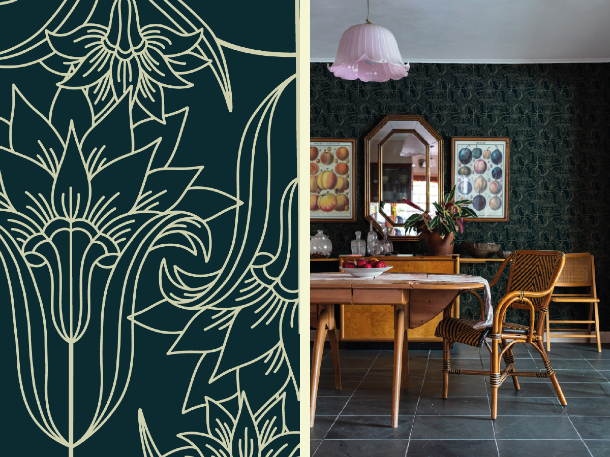 Mirroring Marigolds wallpaper