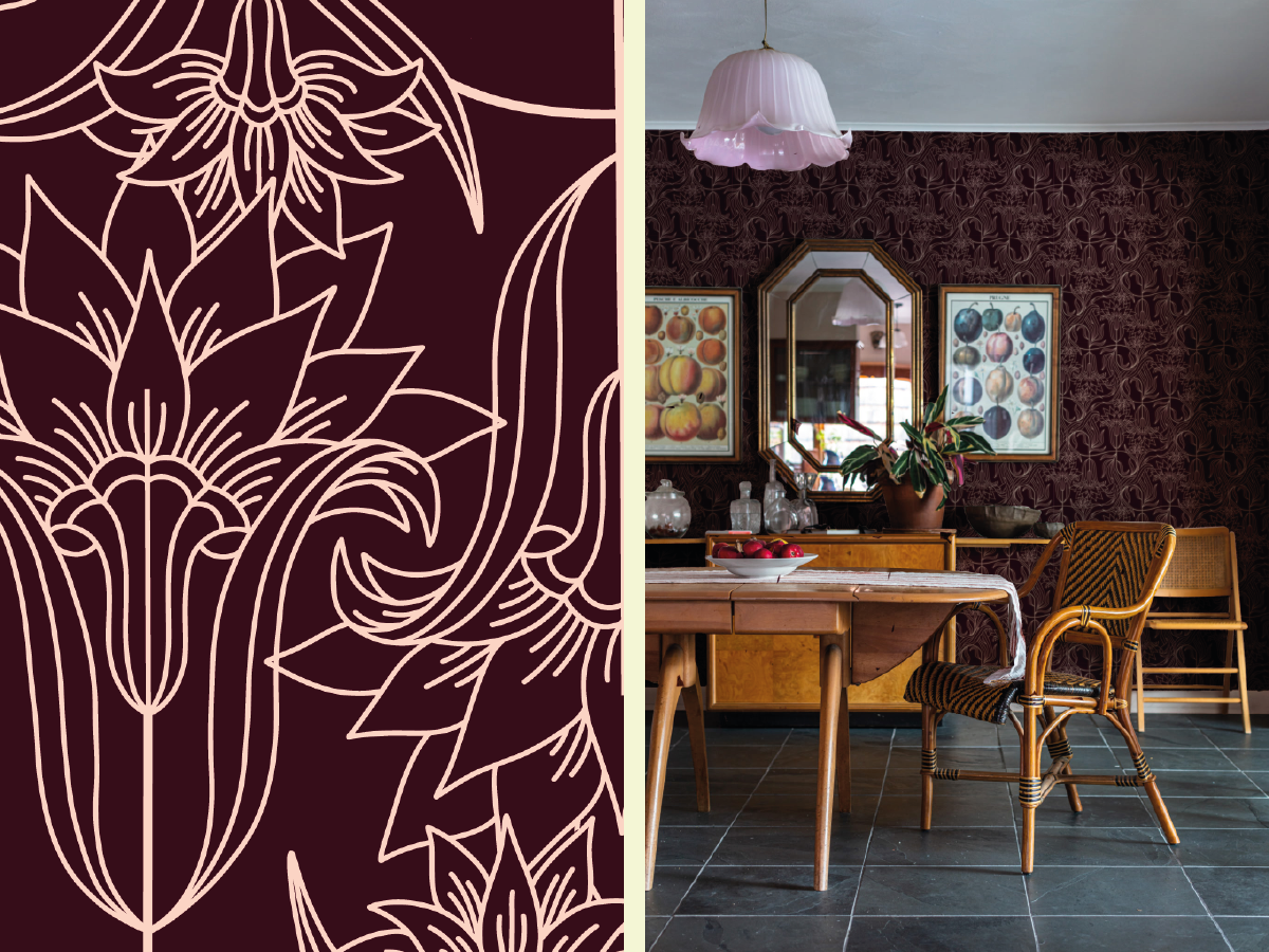 Mirroring Marigolds wallpaper