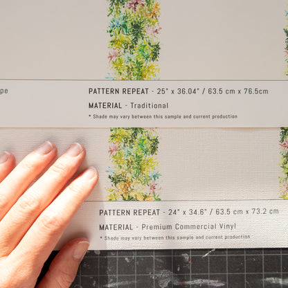 Petite Botanical Stripe Wallpaper