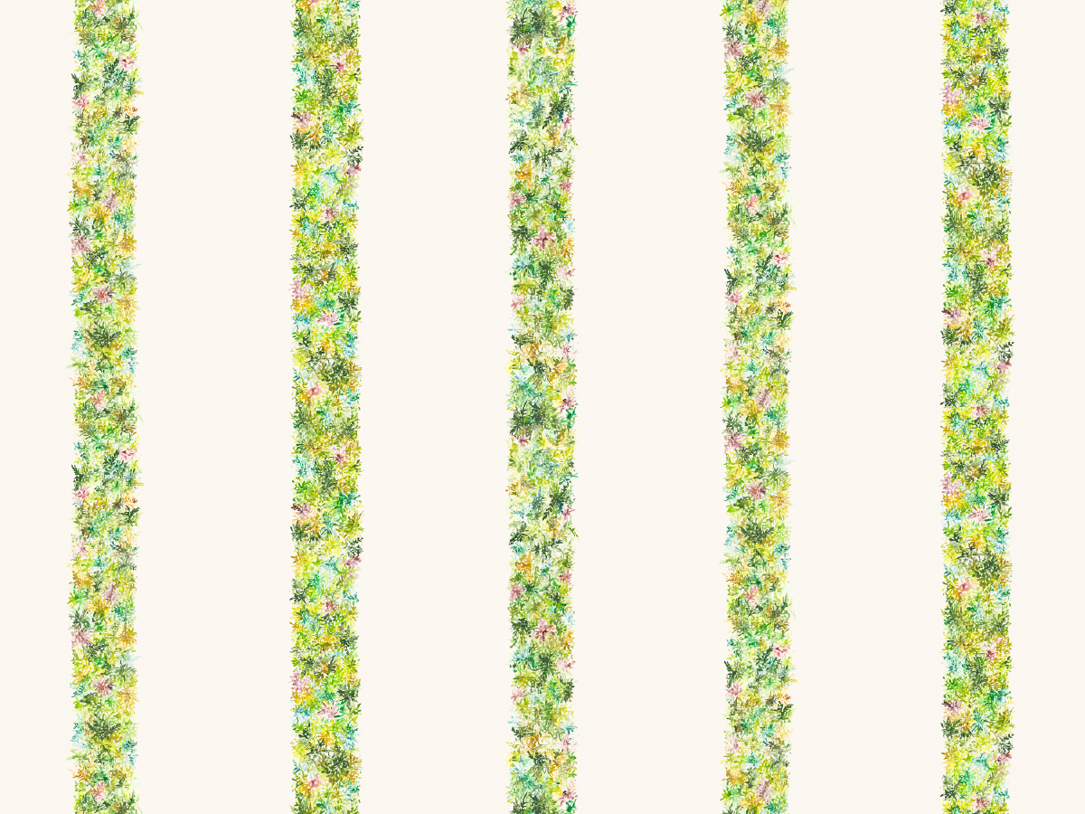 Petite Botanical Stripe Wallpaper