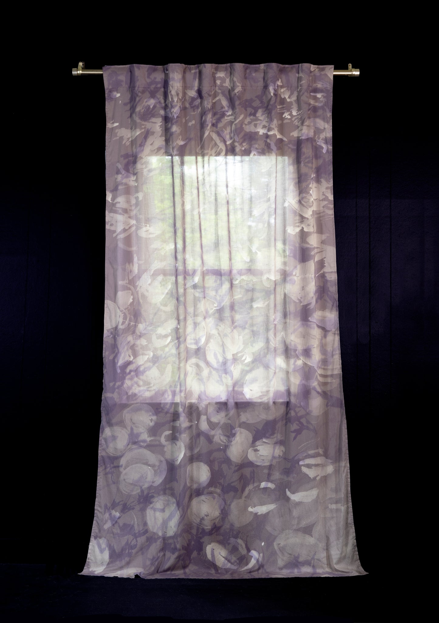 Single Moonflower Curtain