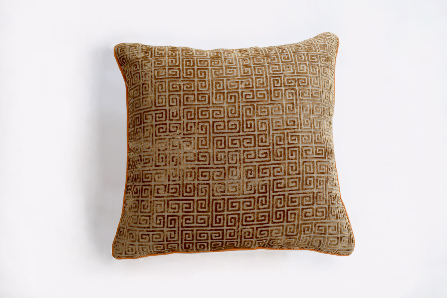 Greek key pillow