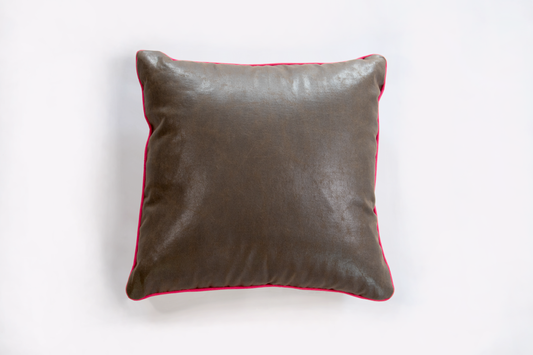 Leatheresque pillow